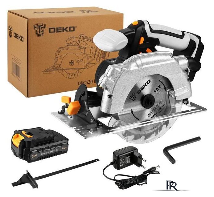 Дисковая (циркулярная) пила Deko DKCS20 Laser 063-4205 (с 1-им АКБ) - Изображение №1 — Интернет-магазин ПроЗаказ