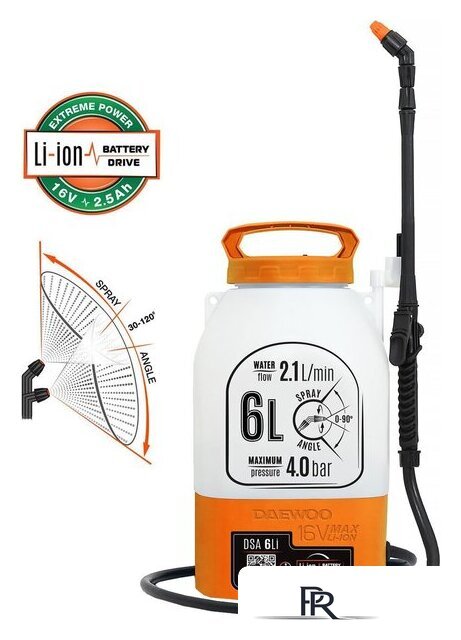 Аккумуляторный опрыскиватель Daewoo Power DSA 6Li - Изображение №1 — Интернет-магазин ПроЗаказ