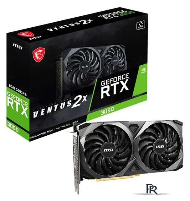Видеокарта MSI GeForce RTX 3050 Ventus 2X 8G - Изображение №5 — Интернет-магазин ПроЗаказ