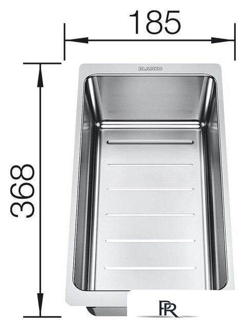 Кухонная мойка Blanco Axia III XL 6 S-F 527237 (разделочная доска из стекла, вулканический серый) - Изображение №3 — Интернет-магазин ПроЗаказ