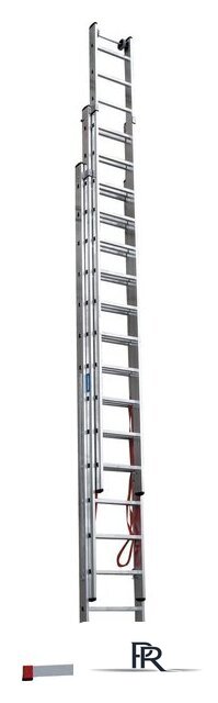 Лестница-стремянка Новая высота NV 523 трёхсекционная индустриальная 3x15 ступеней - Изображение №4 — Интернет-магазин ПроЗаказ
