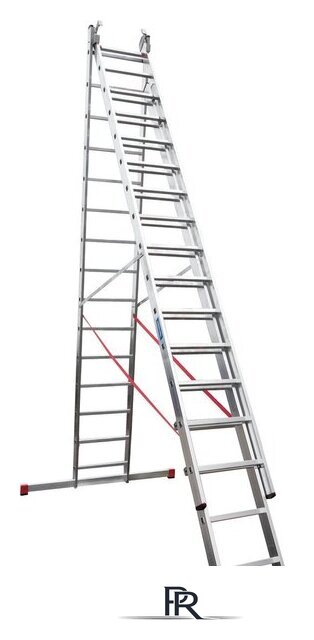 Лестница-стремянка Новая высота NV 523 трёхсекционная индустриальная 3x15 ступеней - Изображение №5 — Интернет-магазин ПроЗаказ
