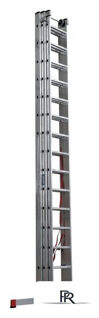 Лестница-стремянка Новая высота NV 523 трёхсекционная индустриальная 3x15 ступеней - Изображение №3 — Интернет-магазин ПроЗаказ