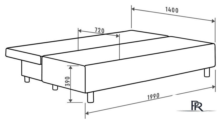 Диван Mio Tesoro Саари SB3 (Malmo 37 Dark Green) - Изображение №8 — Интернет-магазин ПроЗаказ
