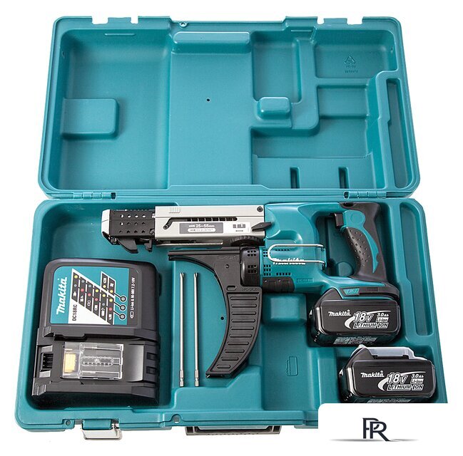 Шуруповерт для гипсокартона Makita DFR550RFE (с 2-мя АКБ, кейс) - Изображение №6 — Интернет-магазин ПроЗаказ