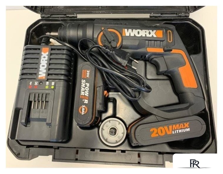Перфоратор Worx WX390.1 (с 2-мя АКБ, кейс) - Изображение №5 — Интернет-магазин ПроЗаказ