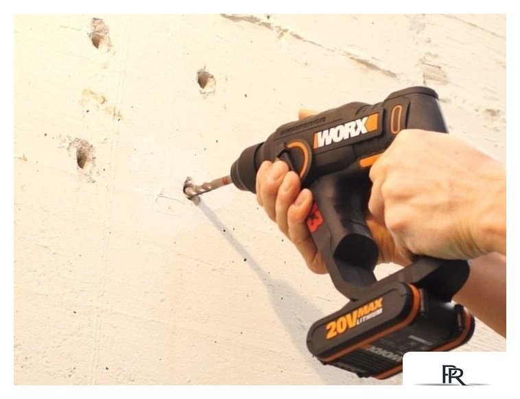 Перфоратор Worx WX390.1 (с 2-мя АКБ, кейс) - Изображение №7 — Интернет-магазин ПроЗаказ