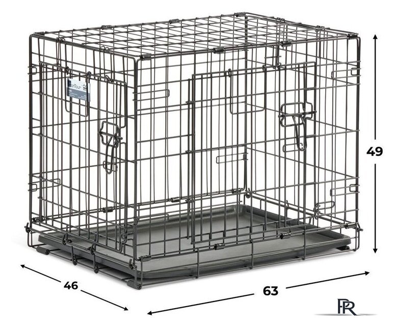 Клетка Midwest Contour для собак 2 двери 824DD (63x46x49см) - Изображение №15 — Интернет-магазин ПроЗаказ