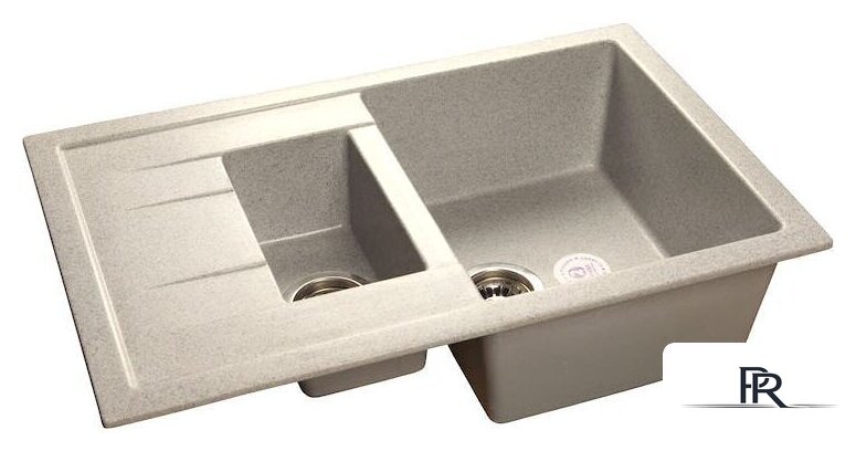 Кухонная мойка GranFest GF-Q775KL (серый) - Изображение №1 — Интернет-магазин ПроЗаказ