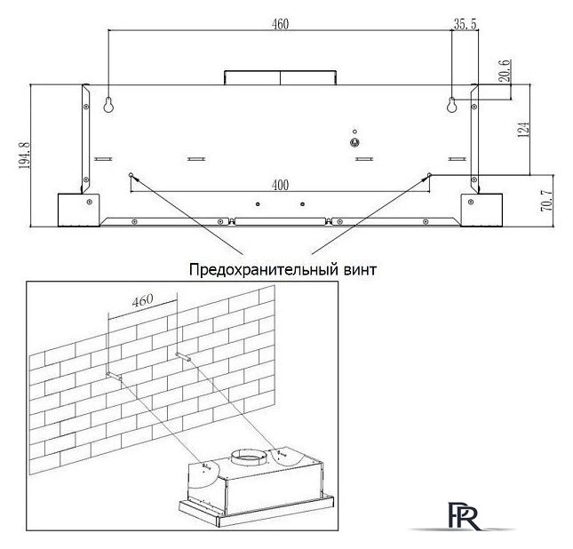 Кухонная вытяжка Evelux Bond 60 WG - Изображение №2 — Интернет-магазин ПроЗаказ