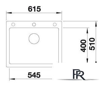 Кухонная мойка Blanco Pleon 6 525954 (черный) - Изображение №4 — Интернет-магазин ПроЗаказ