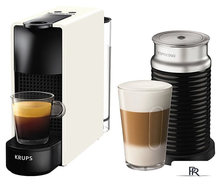 Капсульная кофеварка Krups Essenza Mini & Aeroccino 3 XN111 (белый) - Изображение №1 — Интернет-магазин ПроЗаказ