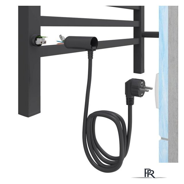 Полотенцесушитель TERMINUS Ватикан П8 500х800 (quick touch, графит) - Изображение №3 — Интернет-магазин ПроЗаказ