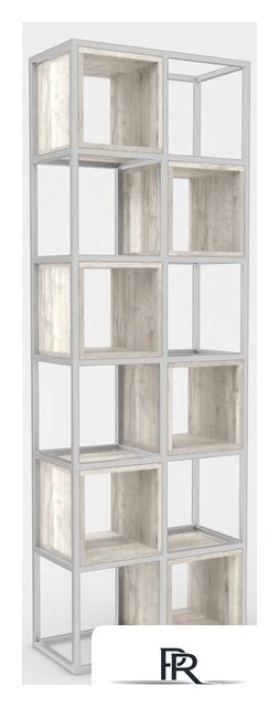 Стеллаж Hype Mebel Грос-2 70x175 (белый/древесина белая) - Изображение №1 — Интернет-магазин ПроЗаказ