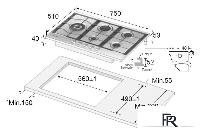 Варочная панель Samsung NA75J3030AS - Изображение №7 — Интернет-магазин ПроЗаказ