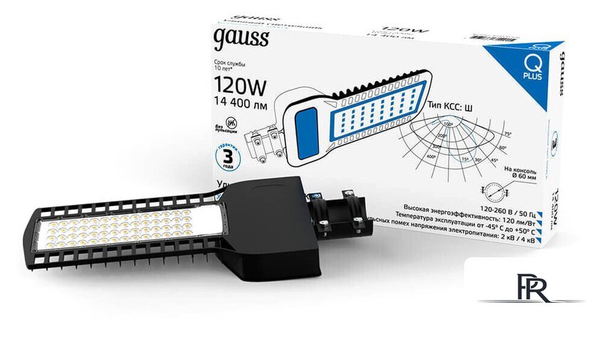 Уличный прожектор Gauss Qplus 629535320 - Изображение №5 — Интернет-магазин ПроЗаказ