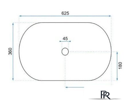 Умывальник Rea Royal Granit U8596 - Изображение №3 — Интернет-магазин ПроЗаказ