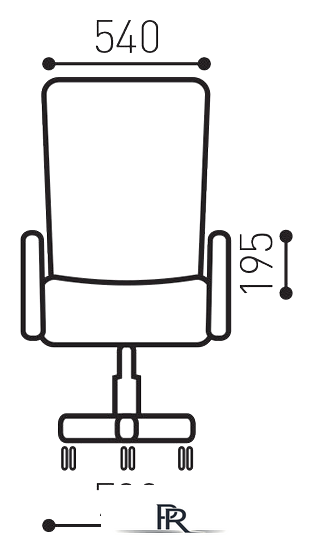 Офисное кресло Brabix Solid HD-005 (ткань, черный) - Изображение №15 — Интернет-магазин ПроЗаказ
