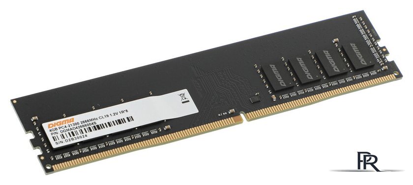 Оперативная память Digma 4ГБ DDR4 2666 МГц DGMAD42666004S - Изображение №1 — Интернет-магазин ПроЗаказ