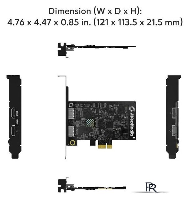Карта видеозахвата AverMedia Live Streamer Ultra HD GC571 - Изображение №3 — Интернет-магазин ПроЗаказ