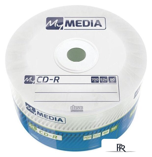 CD-R диск MyMedia 700Mb 52x 69201 (50 шт.) - Изображение №1 — Интернет-магазин ПроЗаказ