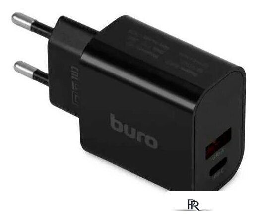 Сетевое зарядное Buro BUWD1 (черный) - Изображение №1 — Интернет-магазин ПроЗаказ