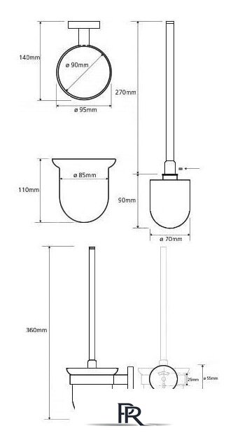 Ершик для унитаза Bemeta Trend-I 104113018 - Изображение №3 — Интернет-магазин ПроЗаказ