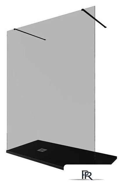 Душевая стенка Allen Brau Infinity 3.21046.BBA.T 323838 (черный браш) - Изображение №3 — Интернет-магазин ПроЗаказ