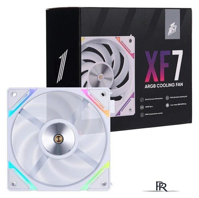 Комплект вентиляторов для корпуса 1stPlayer XF7 ARGB (3 шт, белый) - Изображение №5 — Интернет-магазин ПроЗаказ