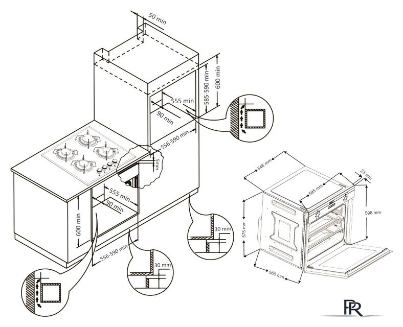 Электрический духовой шкаф Korting OKB 792 CFN - Изображение №2 — Интернет-магазин ПроЗаказ