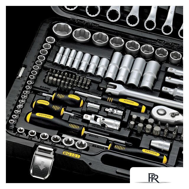 Универсальный набор инструментов Berger BG151-1214 (151 предмет) - Изображение №5 — Интернет-магазин ПроЗаказ