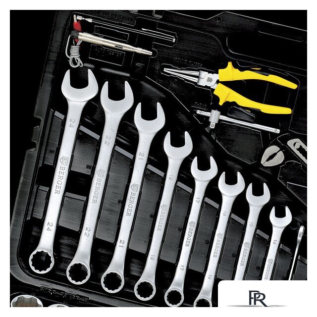 Универсальный набор инструментов Berger BG151-1214 (151 предмет) - Изображение №7 — Интернет-магазин ПроЗаказ