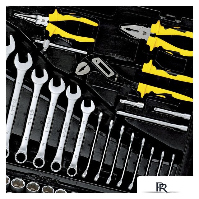 Универсальный набор инструментов Berger BG151-1214 (151 предмет) - Изображение №8 — Интернет-магазин ПроЗаказ