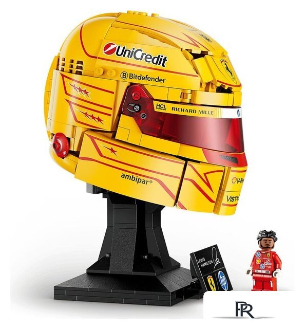 Конструктор LEGO Editions 43022 Шлем Льюиса Хэмилтона команды Scuderia Ferrari HP - Изображение №4 — Интернет-магазин ПроЗаказ