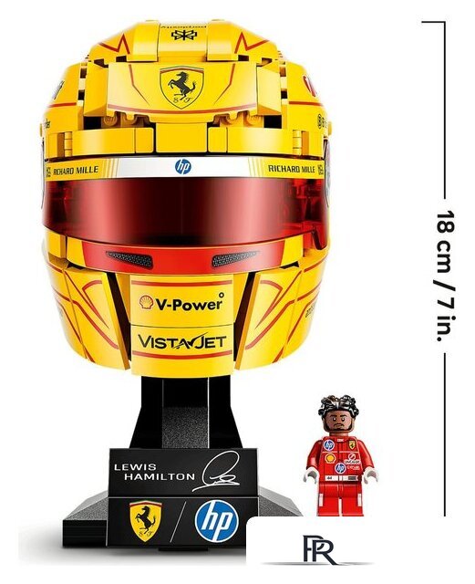 Конструктор LEGO Editions 43022 Шлем Льюиса Хэмилтона команды Scuderia Ferrari HP - Изображение №6 — Интернет-магазин ПроЗаказ