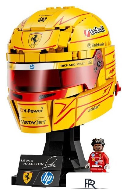 Конструктор LEGO Editions 43022 Шлем Льюиса Хэмилтона команды Scuderia Ferrari HP - Изображение №2 — Интернет-магазин ПроЗаказ