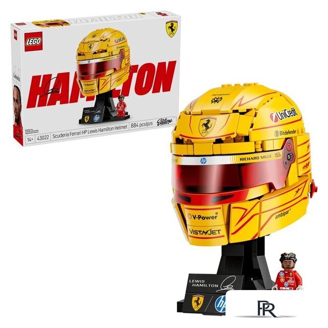 Конструктор LEGO Editions 43022 Шлем Льюиса Хэмилтона команды Scuderia Ferrari HP - Изображение №1 — Интернет-магазин ПроЗаказ