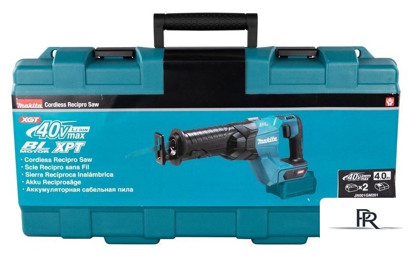 Сабельная пила Makita JR001GM201 (с 2-мя АКБ 4 Ah, кейс) - Изображение №16 — Интернет-магазин ПроЗаказ