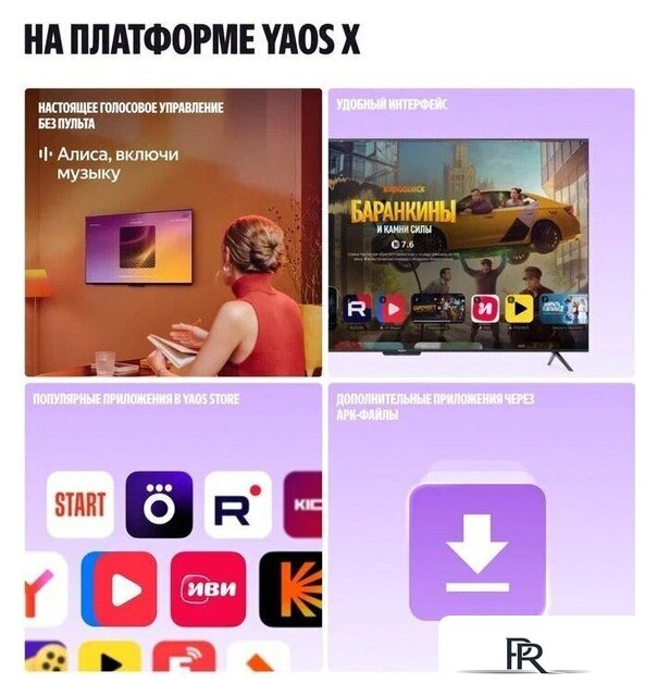 MiniLED телевизор Яндекс ТВ Станция Про MiniLED с Алисой 55 - Изображение №8 — Интернет-магазин ПроЗаказ