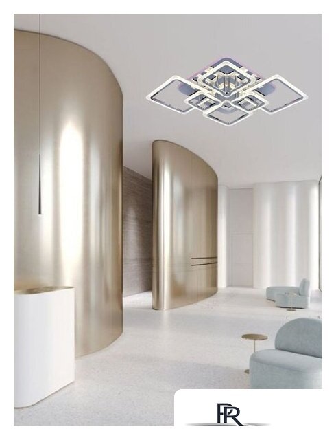 Припотолочная люстра Aitin Pro L26466/6 (хром RGB) - Изображение №5 — Интернет-магазин ПроЗаказ