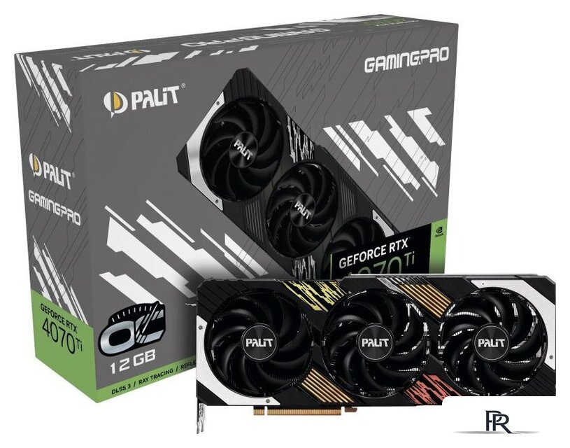 Видеокарта Palit GeForce RTX 4070 Ti GamingPro OC NED407TT19K9-1043A - Изображение №3 — Интернет-магазин ПроЗаказ