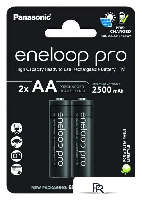 Аккумулятор Panasonic Eneloop Pro AA BK-3HCDE/2CP (2 шт) - Изображение №1 — Интернет-магазин ПроЗаказ