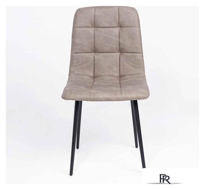 Стул Алвест AV 406-N (песочная замша Kiprus 03/черный) - Изображение №4 — Интернет-магазин ПроЗаказ