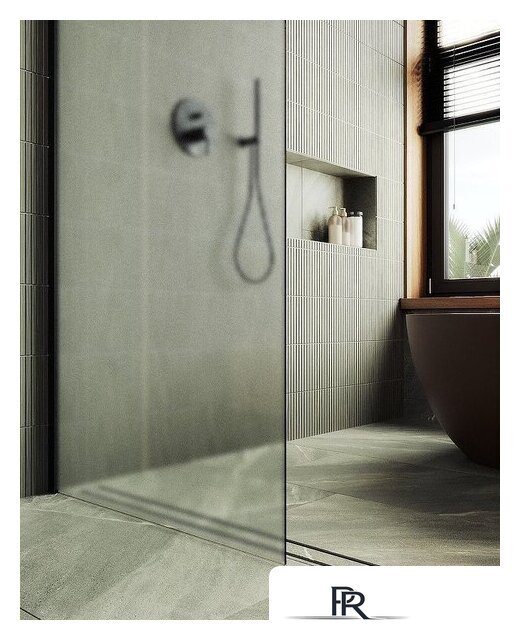 Душевая стенка MaybahGlass 119x195 MGD-688-6ш (сатин стекло/черный) - Изображение №7 — Интернет-магазин ПроЗаказ