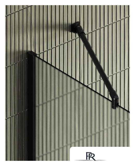 Душевая стенка MaybahGlass 119x195 MGD-688-6ш (сатин стекло/черный) - Изображение №8 — Интернет-магазин ПроЗаказ