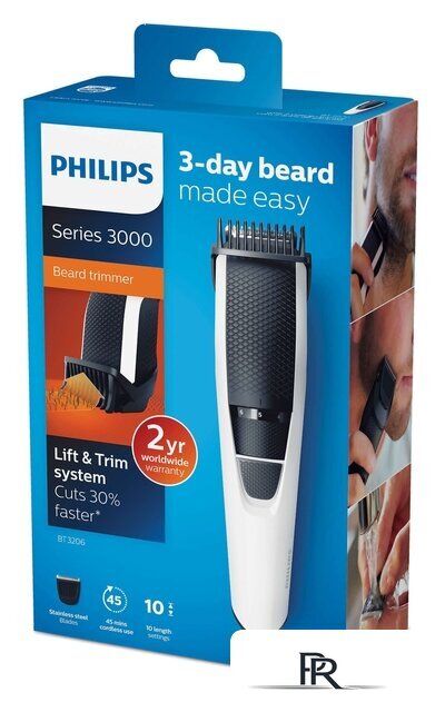 Триммер для бороды и усов Philips BT3206/14 - Изображение №5 — Интернет-магазин ПроЗаказ