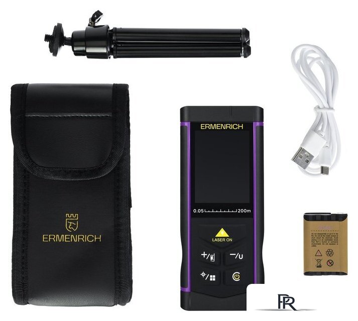 Лазерный дальномер Ermenrich PRO LR200 84653 - Изображение №2 — Интернет-магазин ПроЗаказ