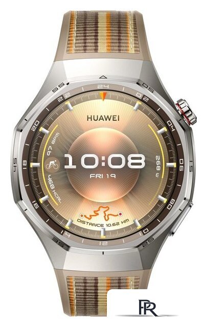 Умные часы Huawei Watch GT 6 Pro 46 мм (серебристый, с коричневым плетеным ремешком, международная версия) - Изображение №2 — Интернет-магазин ПроЗаказ