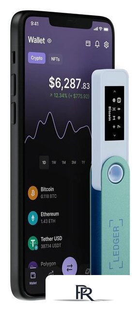 Аппаратный криптокошелек Ledger Nano S Plus (пастельный зеленый) - Изображение №4 — Интернет-магазин ПроЗаказ