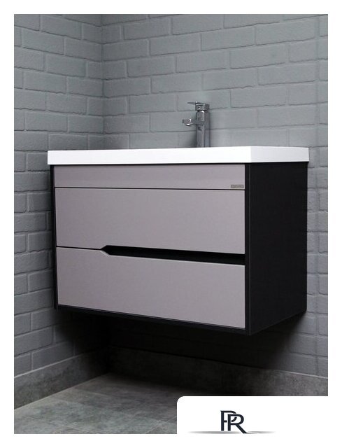  Домино Тумба под умывальник Unit 80 Karat В2 (серый тауп) - Изображение №1 — Интернет-магазин ПроЗаказ